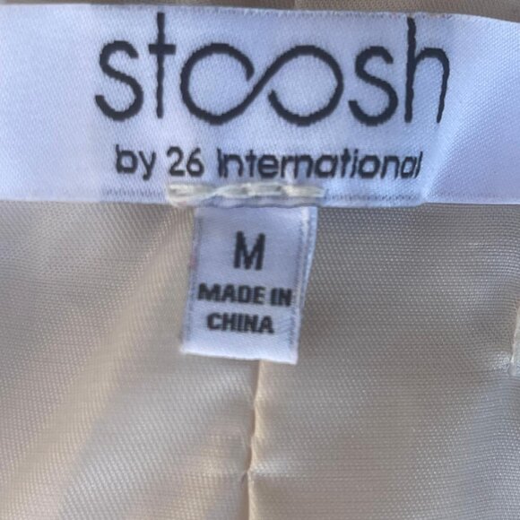 STOOSH by 26 International Women's Knit Textured Faux Fur Cord Puffer Jacket M - Picture 13 of 13